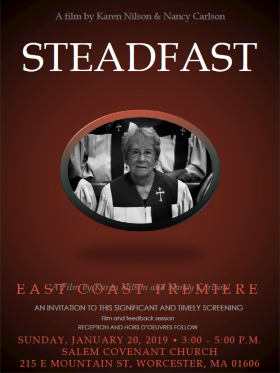 STEADFAST SCREENING CANCELED FOR SUNDAY, JAN 20