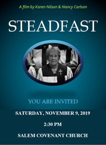 Screening of Documentary “Steadfast” November 9